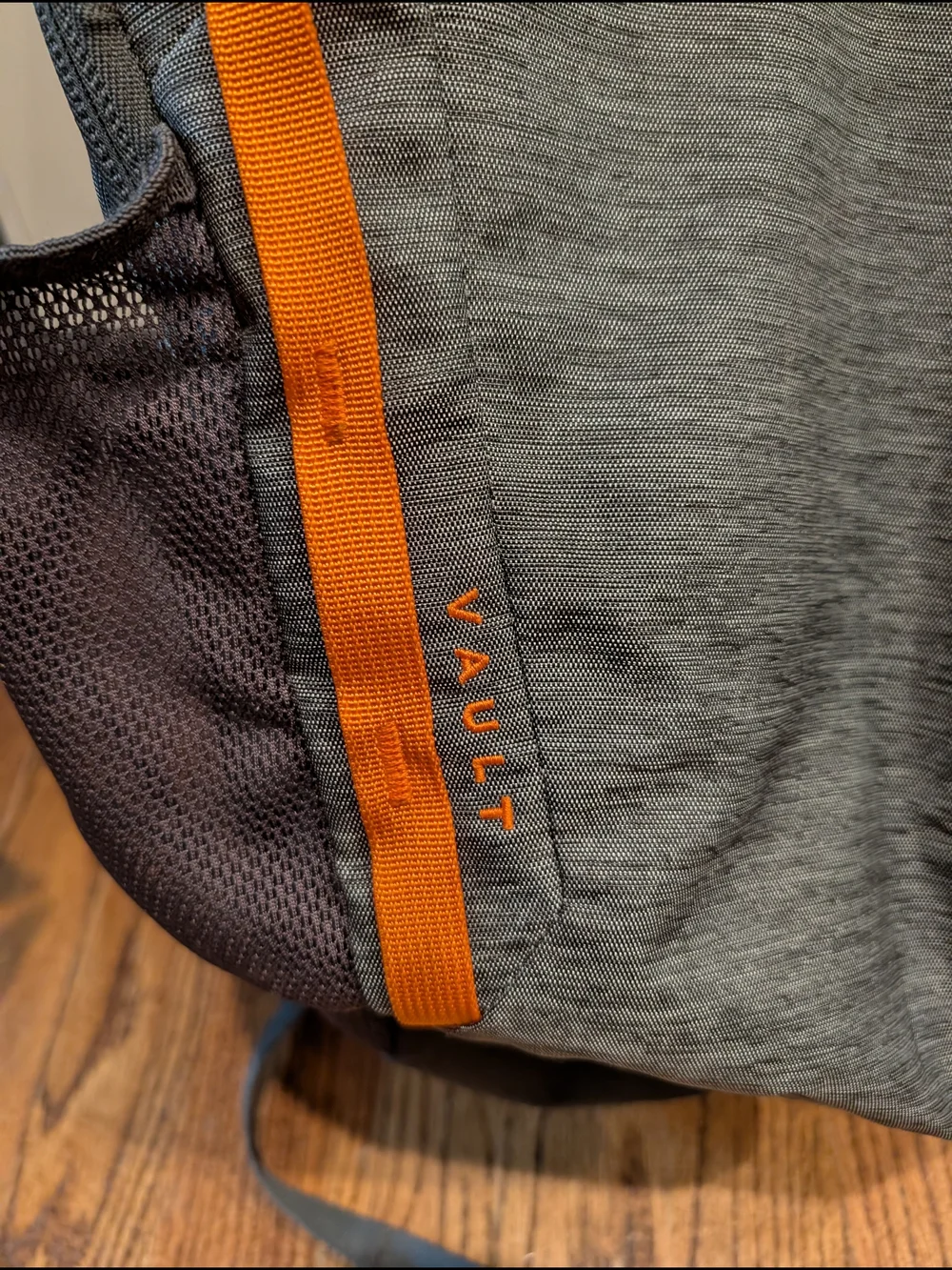 The North Face Gray & Orange Vault Backpack